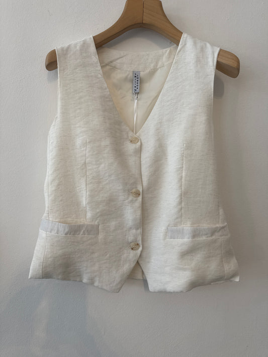 Gilet lino donna Smiling London