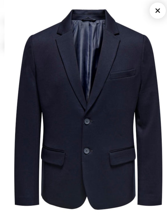 Blazer blu scuro uomo Only&Sons